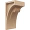Ekena Millwork 4"W x 4"D x 8"H Wide Viola Rough Cedar Woodgrain TimberThane Corbel, Primed Tan CORUR04X04X08VIORCPR - alternate 1
